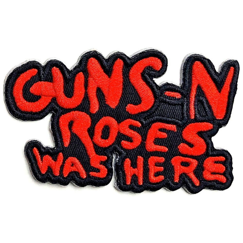 GUNS N ROSES ガンズアンドローゼズ (結成 40周年 ) - Cut - Out Was Here / ワッペン - PGS