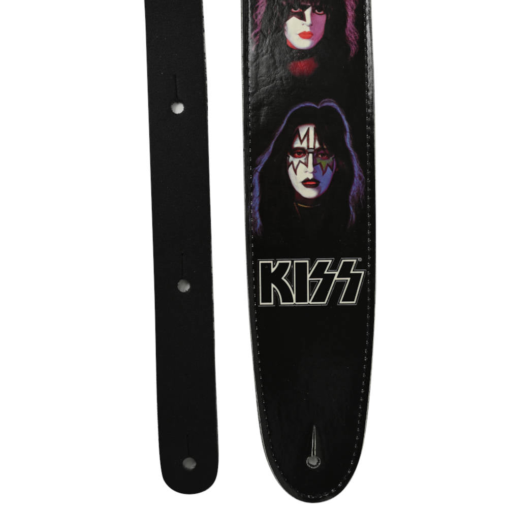 KISS - FACE / Leather / Guitar Strap
