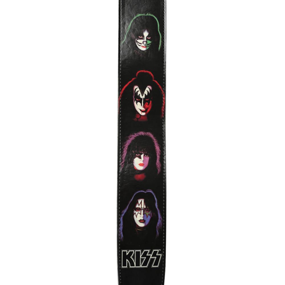 KISS - FACE / Leather / Guitar Strap