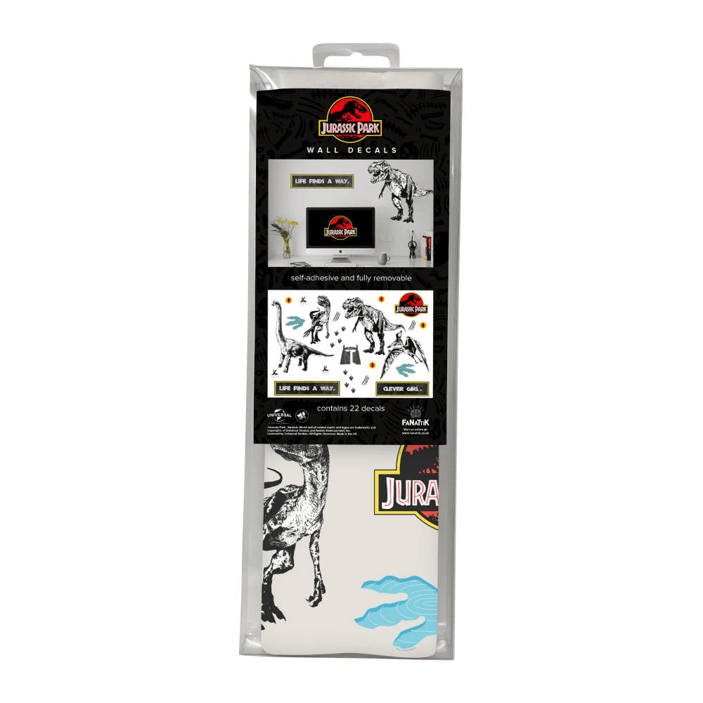 JURASSIC PARK ジュラシックパーク - Man Cave Decals / 22デカールセット / ステッカー