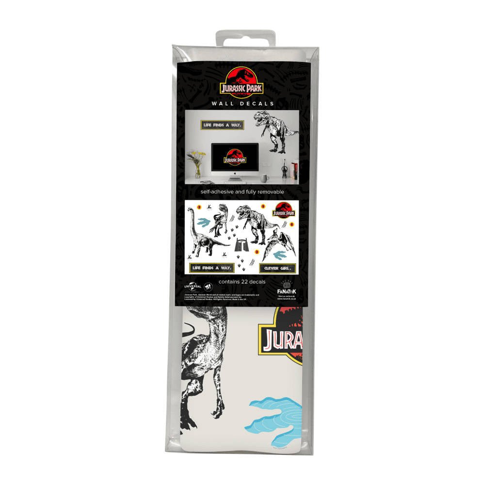 JURASSIC PARK ジュラシックパーク - Man Cave Decals / 22デカールセット / ステッカー - PGS