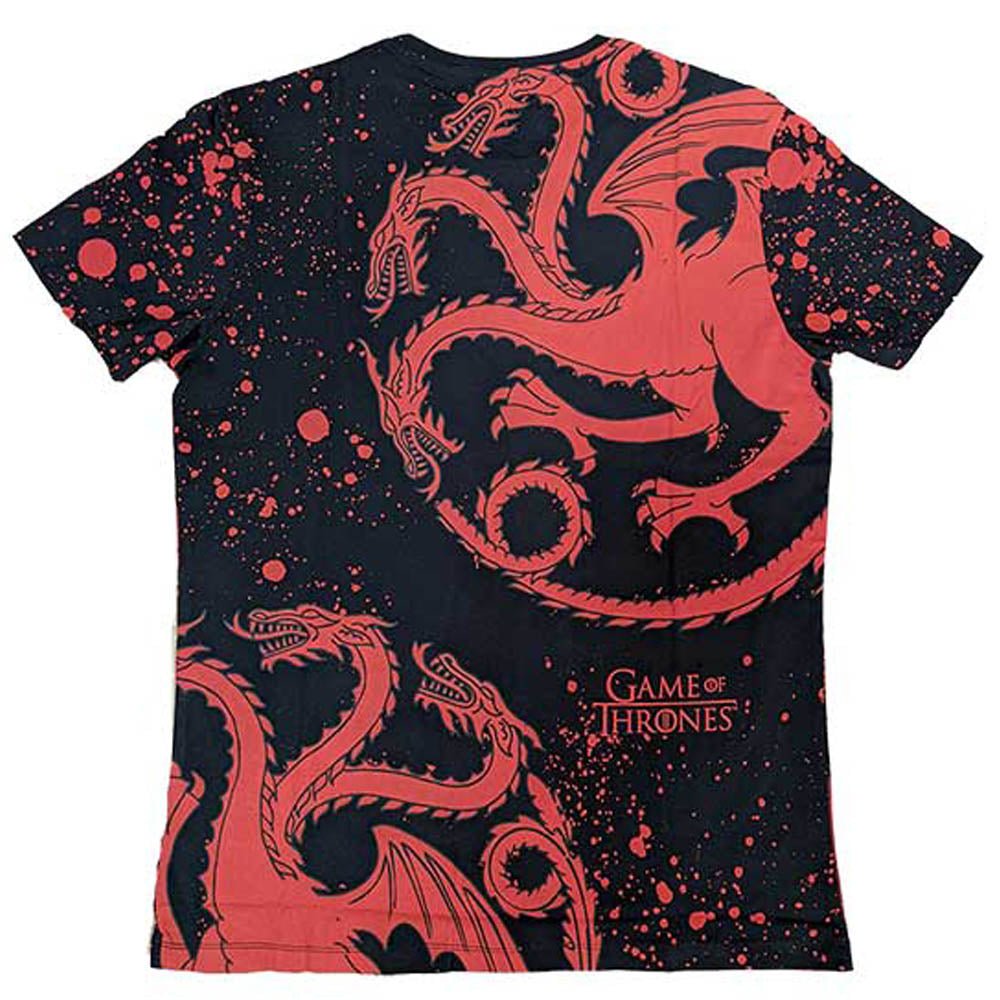 GAME OF THRONES ゲーム・オブ・スローンズ - House Targaryen Dragon / バックプリントあり / Tシャツ / メンズ - PGS