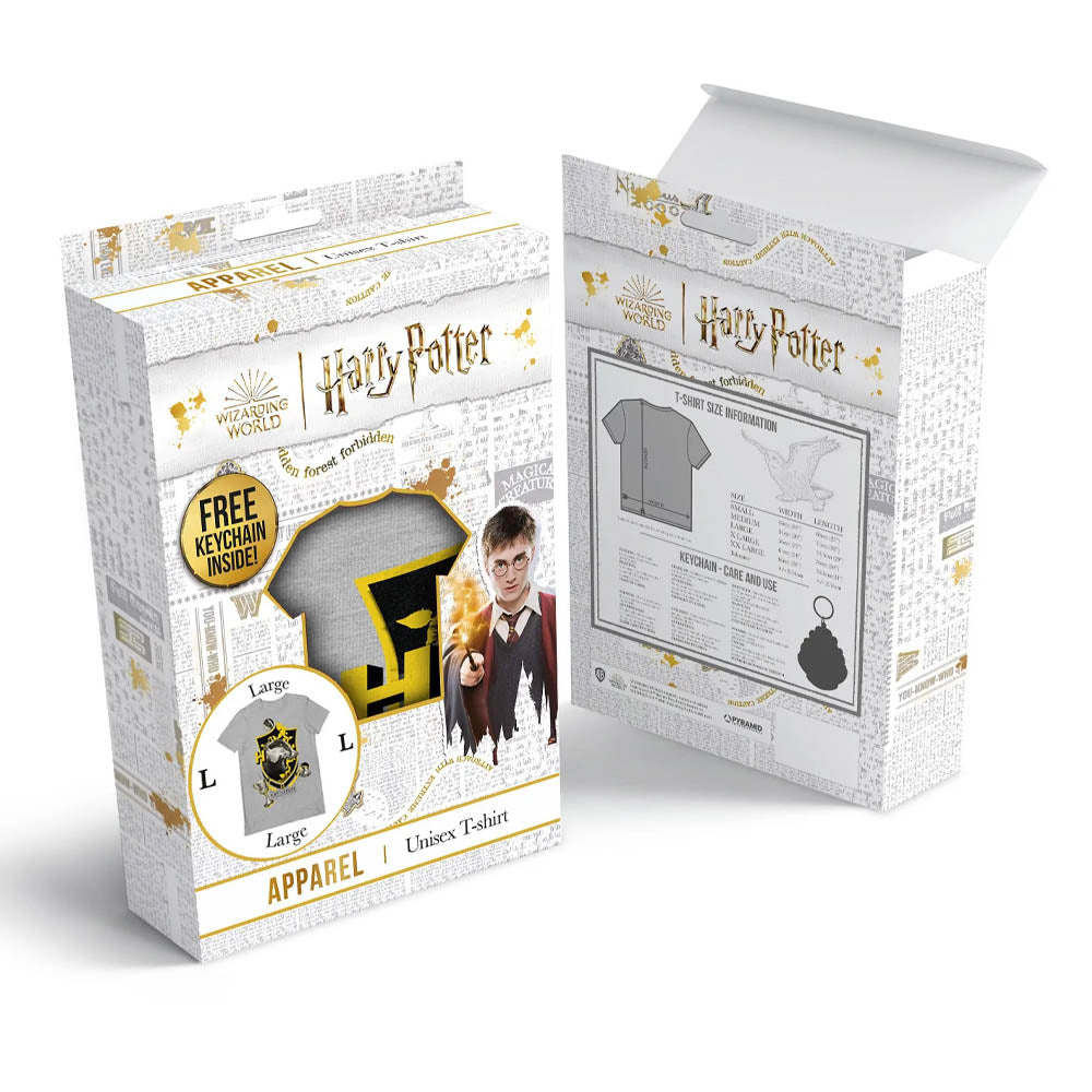 HARRY POTTER ハリーポッター (公開 25周年 ) - Hufflepuff / T-Shirt Gift Set / Tシャツ / メンズ