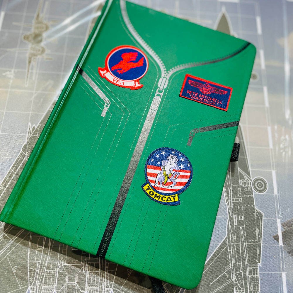 TOP GUN トップガン (アイスマン追悼 ) - Flight Suit / Premium A5 / ノート・メモ帳 - PGS