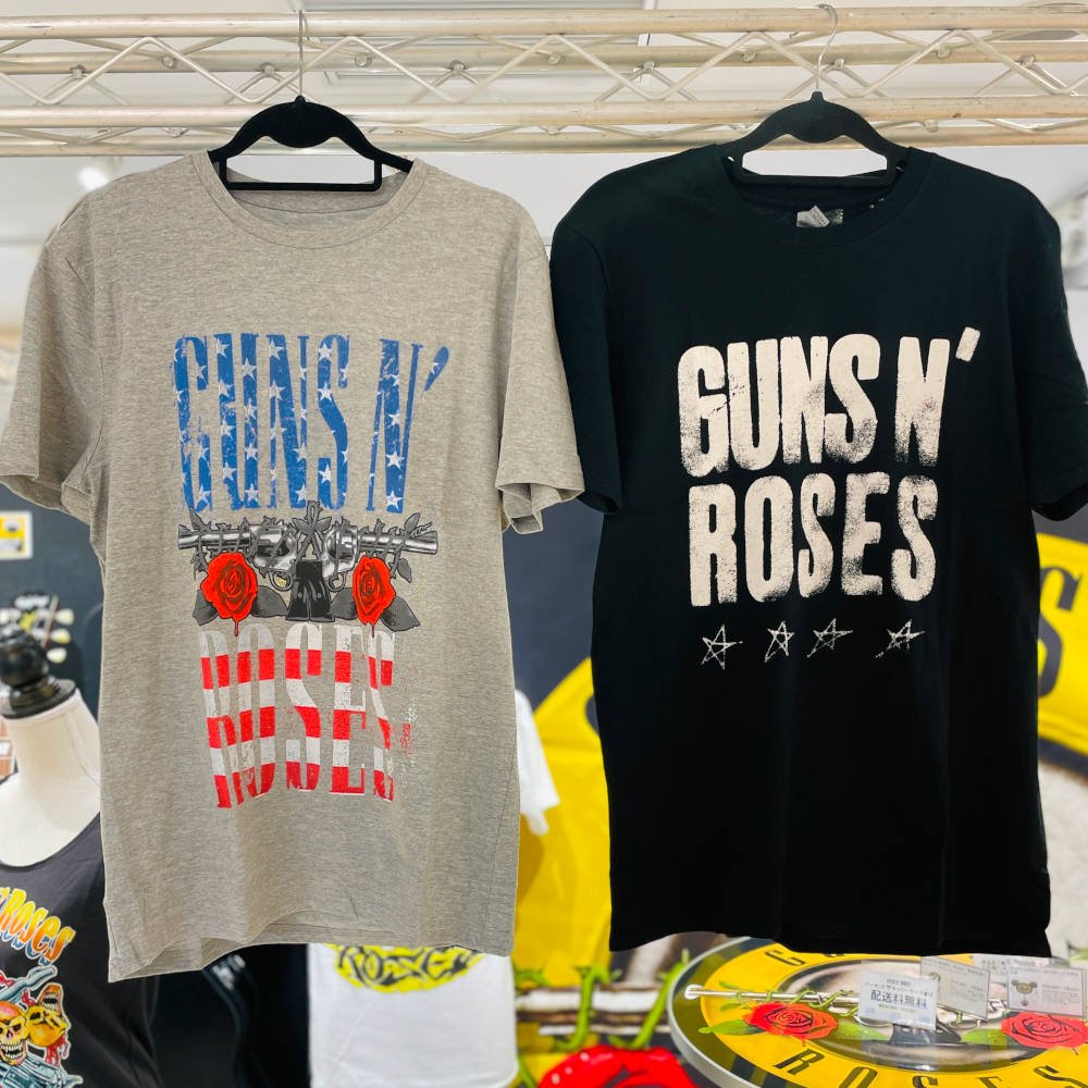 GUNS N ROSES ガンズアンドローゼズ (結成 40周年 ) - Paradise City Stars / バックプリントあり / Tシャツ / メンズ - PGS