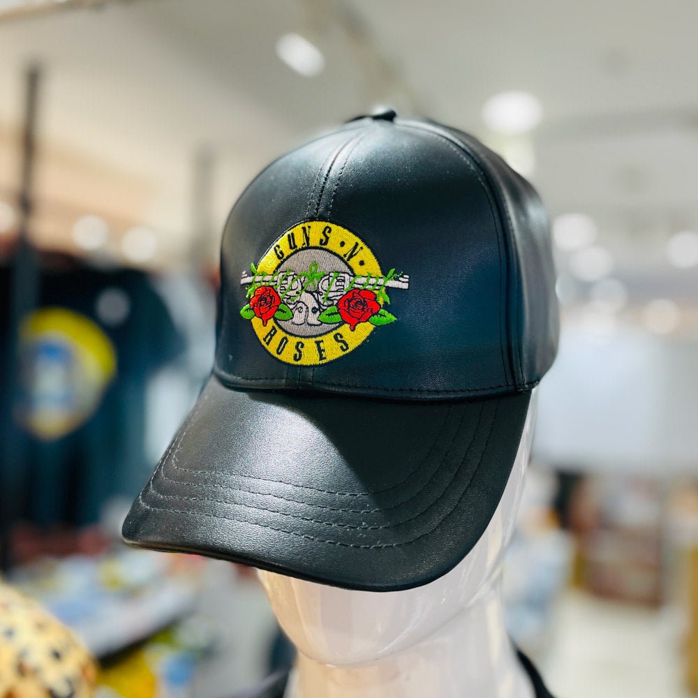 GUNS N ROSES ガンズアンドローゼズ (結成 40周年 ) - CIRCLE LOGO (刺繍/BACK LOGO) / キャップ / メンズ - PGS