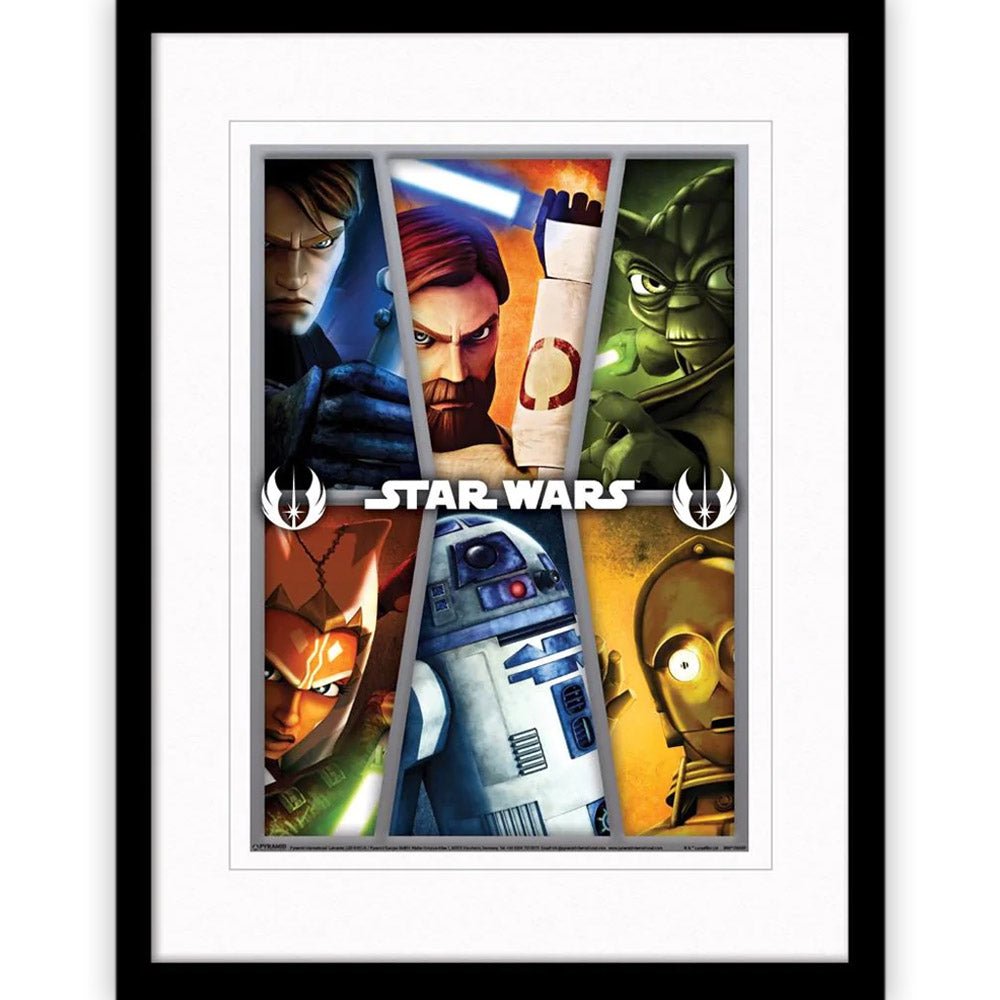 STAR WARS スターウォーズ - Collage / デジタルマウントフレーム / インテリア額 - PGS