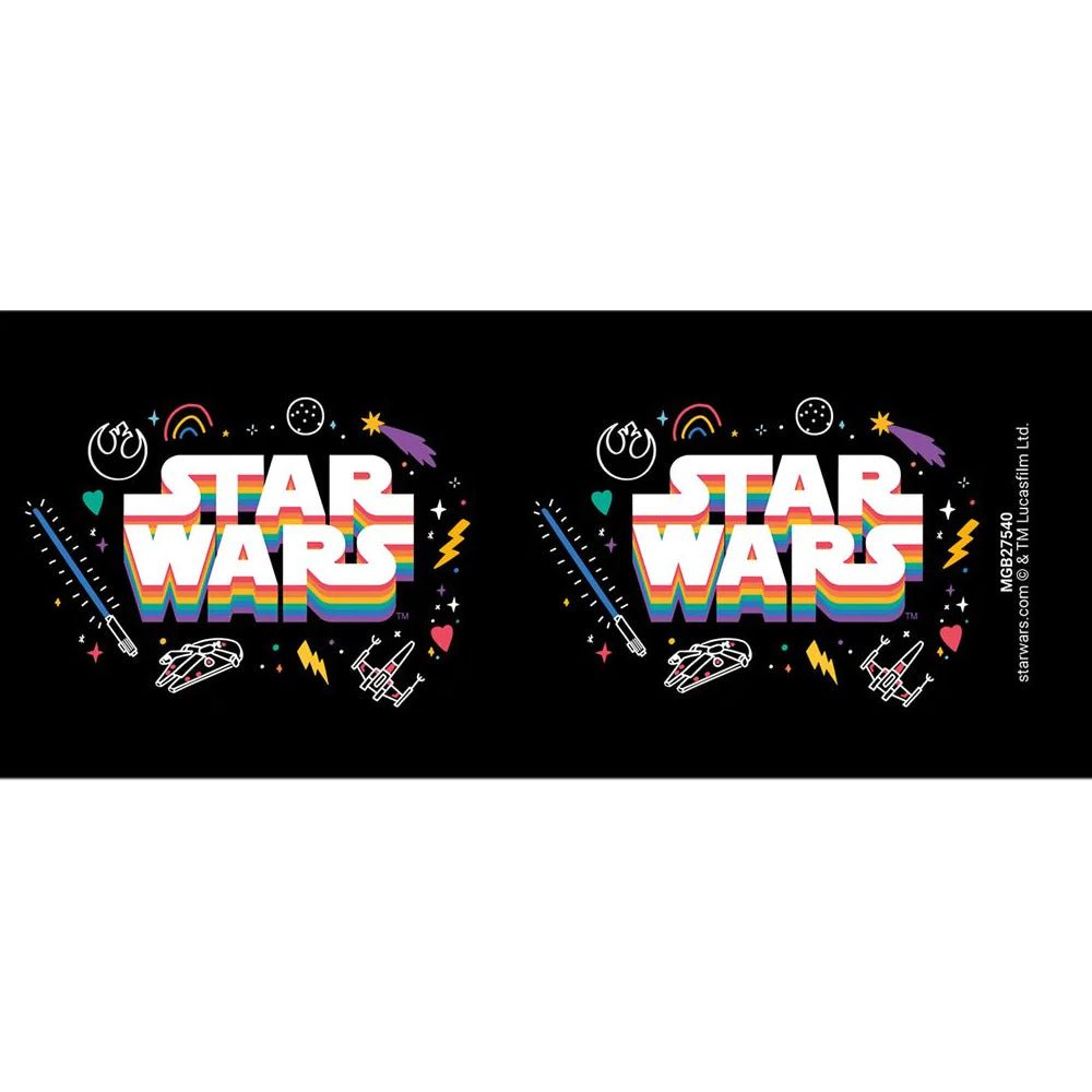 STAR WARS スターウォーズ - Logo Rainbow / マグカップ - PGS