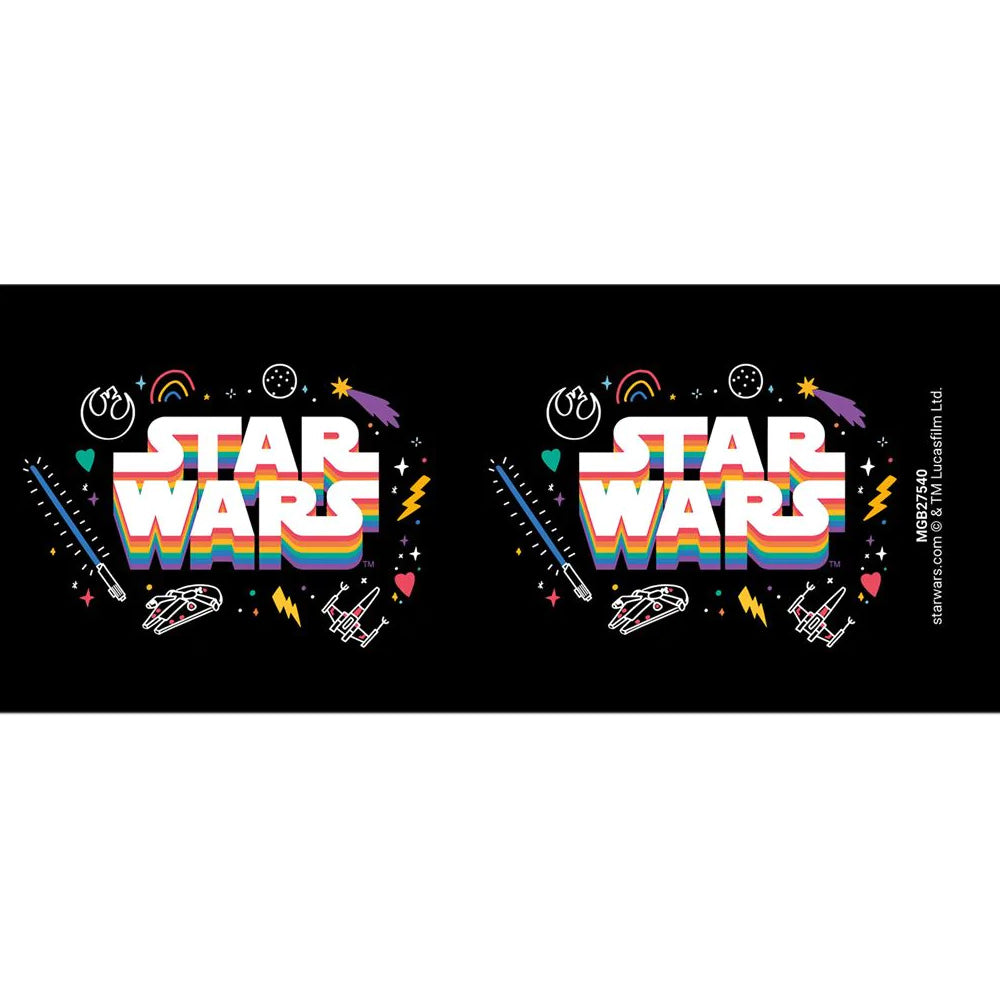 STAR WARS スターウォーズ (マンダロリアン・アンド・グローグー 5月22日 公開 ) - Logo Rainbow / マグカップ