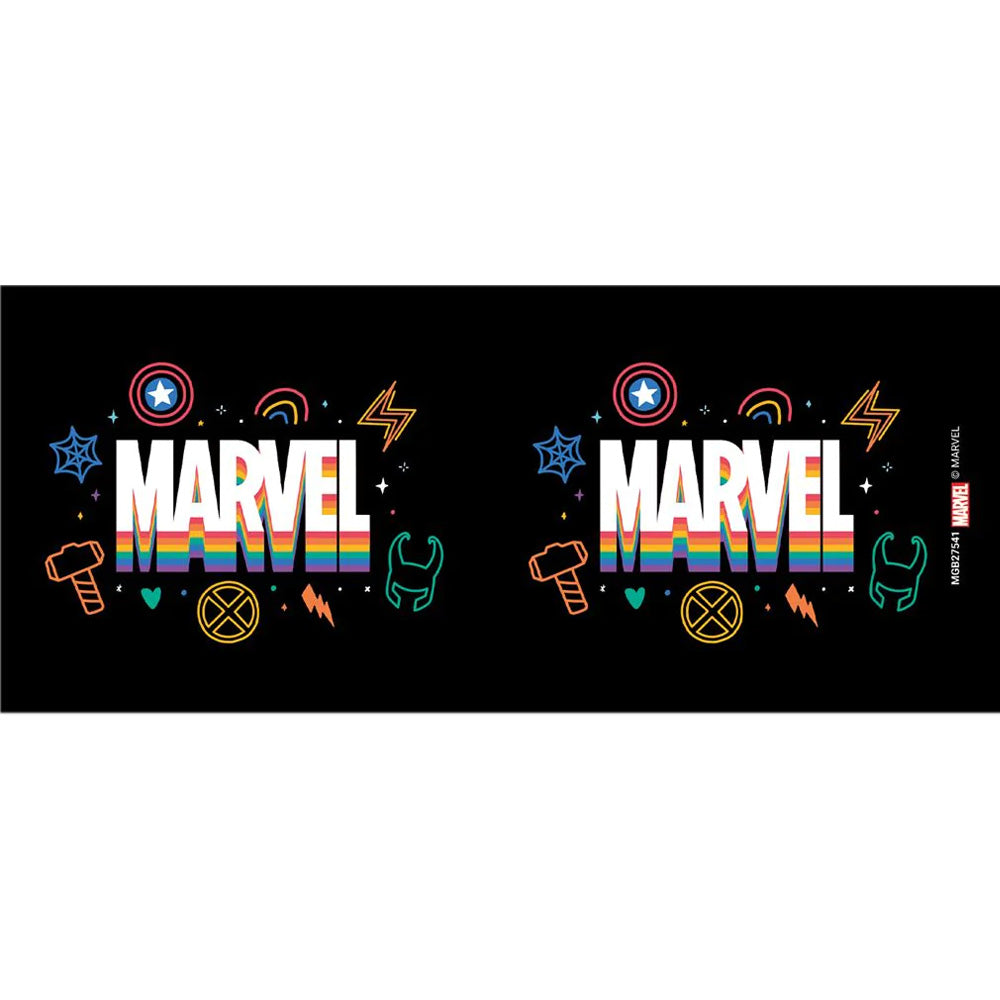 MARVEL COMICS マーベル・コミック (アベンジャーズ ドゥームズデイ 12月18日 公開 ) - Rainbow Logo / マグカップ