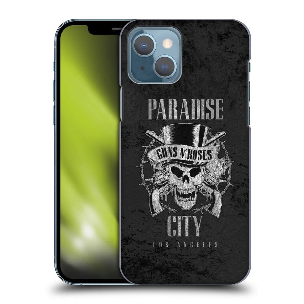 GUNS N ROSES ガンズアンドローゼズ (結成 40周年 ) - Paradise City ハードcase / Apple iPhoneケース - PGS