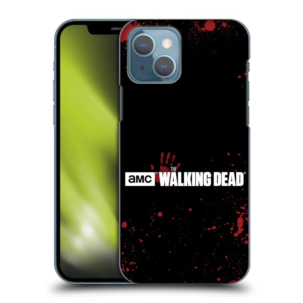 WALKING DEAD ウォーキングデッド (放送 15周年 ) - Blood Black ハードcase / Apple iPhoneケース - PGS