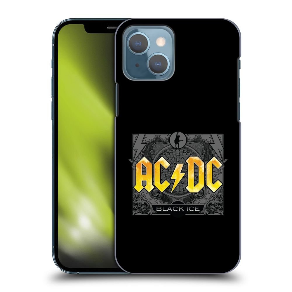 AC/DC エーシーディーシー (Back in Black 45周年 ) - Song Titles / Black Ice ハード case / Apple iPhoneケース - PGS
