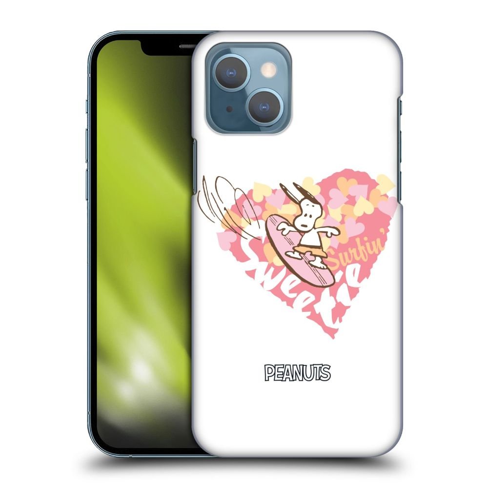 PEANUTS スヌーピー (コミック誕生 75周年 ) - Surfing Sweetie ハード case / Apple iPhoneケース - PGS