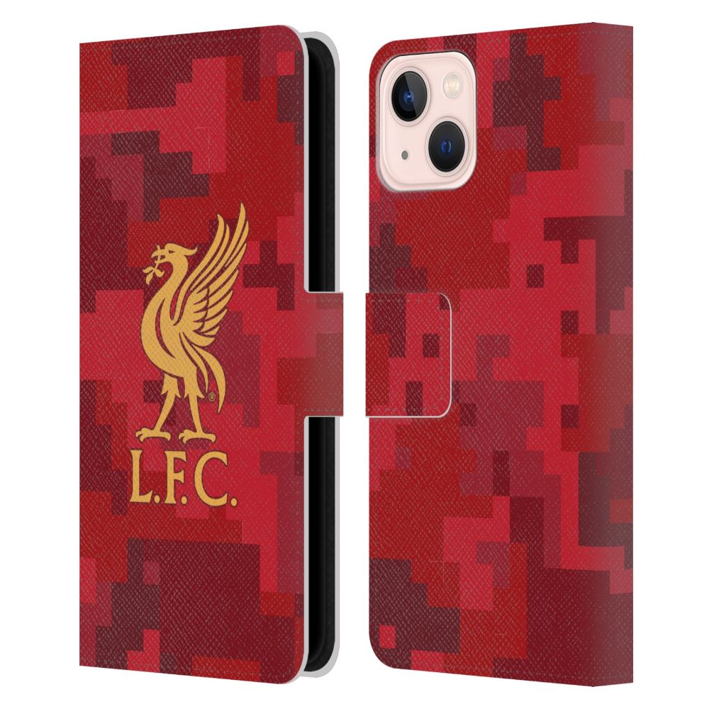 LIVERPOOL FC リヴァプールFC - Home Red レザー手帳型 / Apple iPhoneケース - PGS