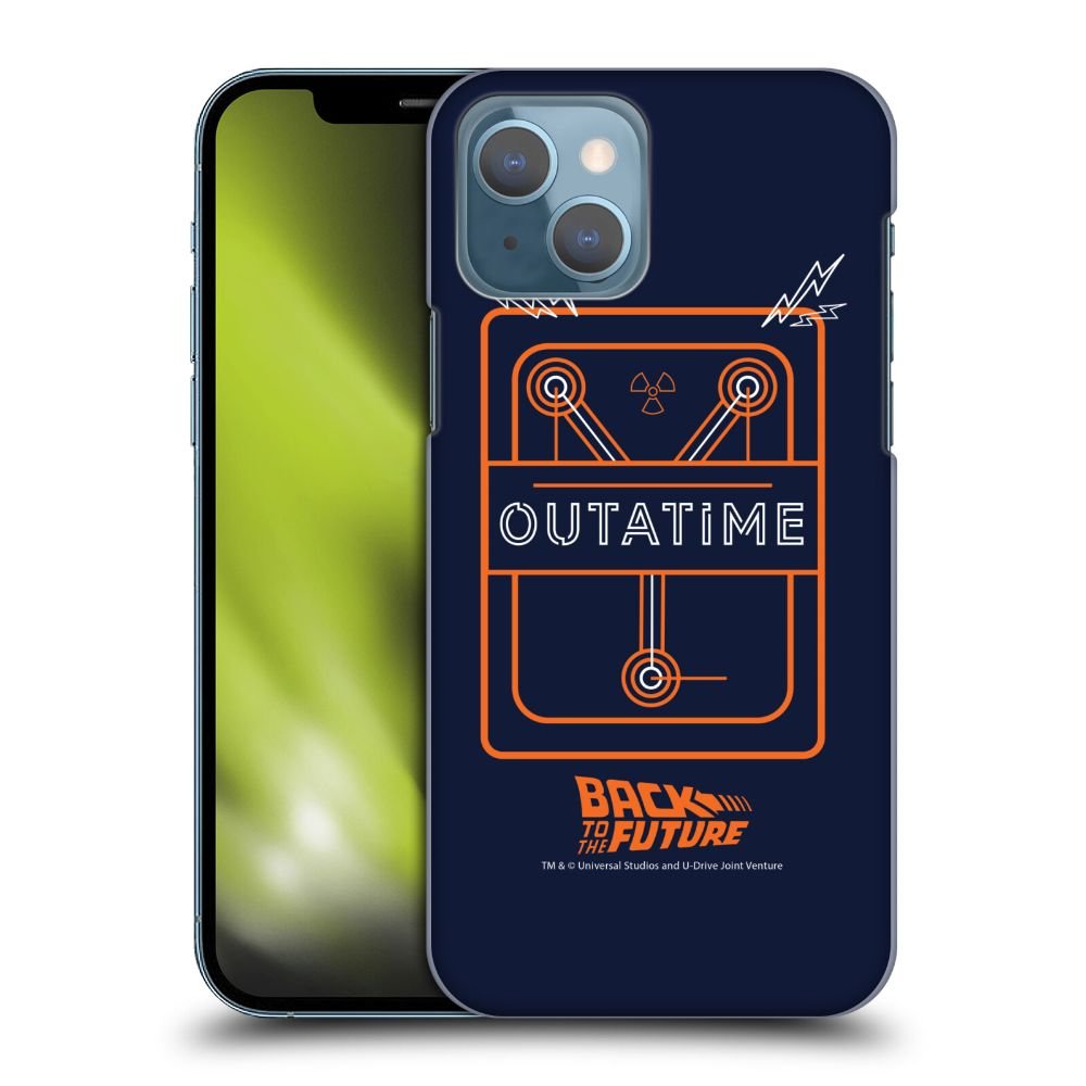 BACK TO THE FUTURE バックトゥザフューチャー (劇場公開 40周年 ) - Quotes / Outatime ハード case / Apple iPhoneケース - PGS