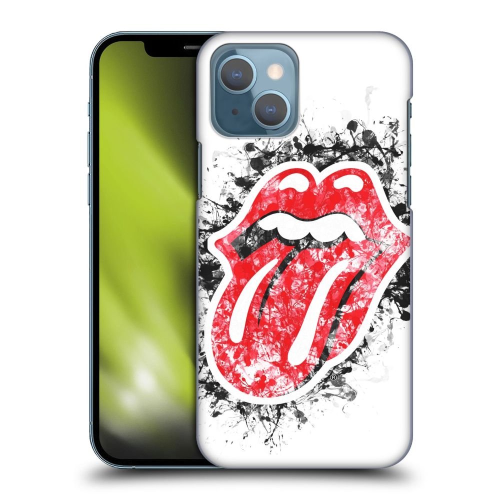ROLLING STONES ローリングストーンズ (来日 35周年 記念 ) - Distressed Tongue ハード case / Apple iPhoneケース - PGS