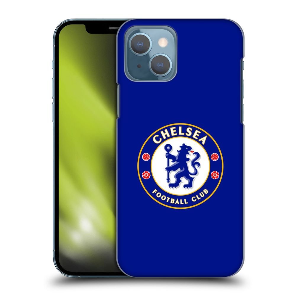CHELSEA FC チェルシーFC - Plain Blue ハード case / Apple iPhoneケース - PGS