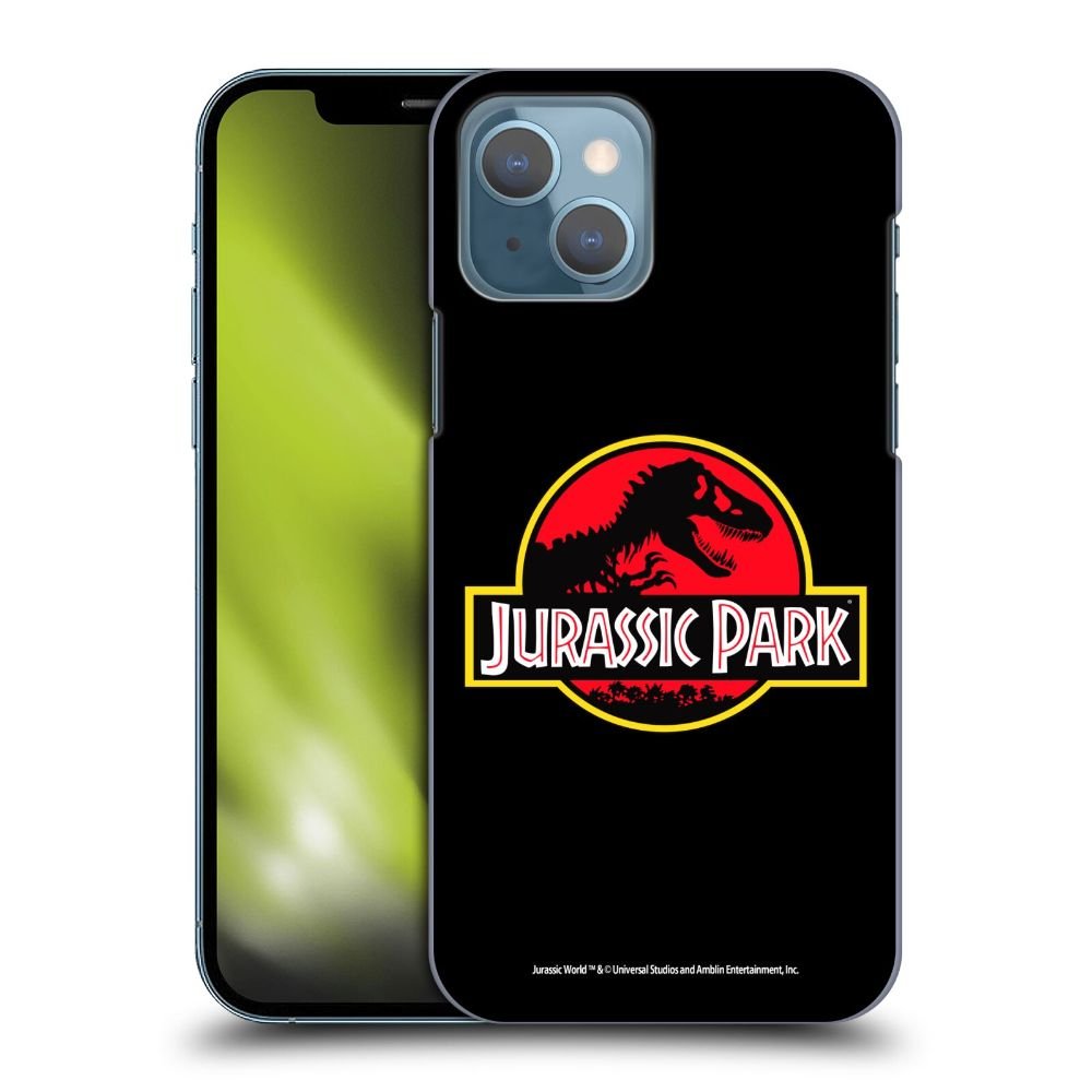 JURASSIC PARK ジュラシックパーク - Plain Black ハード case / Apple iPhoneケース - PGS