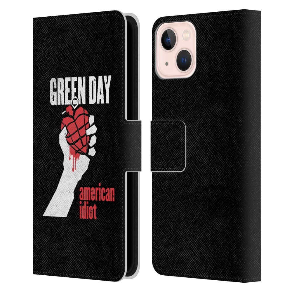 GREEN DAY グリーンデイ - Graphics / American Idiot レザー手帳型 / Apple iPhoneケース - PGS