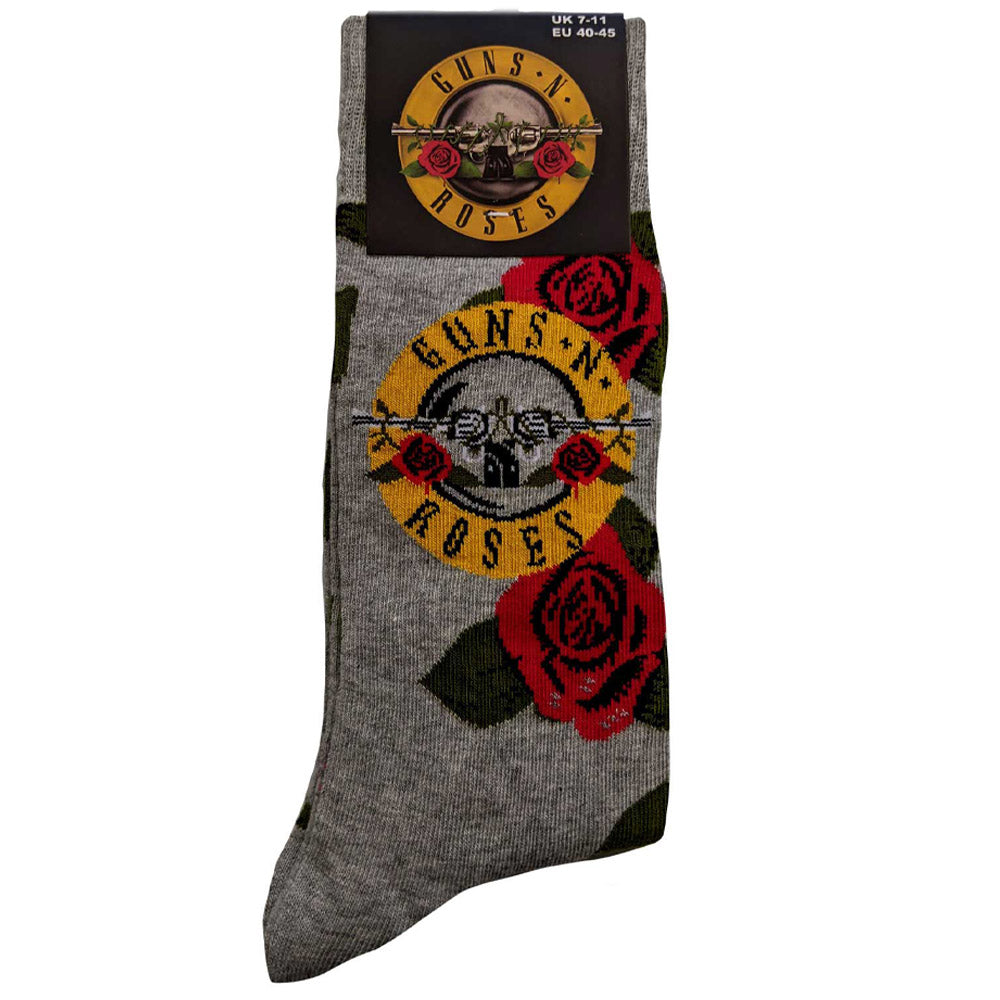 GUNS N ROSES ガンズアンドローゼズ (結成 40周年 ) - Bullet Roses / ソックス / メンズ 【公式 / オフィシャル】