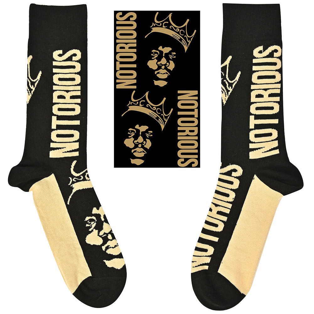 NOTORIOUS BIG - Gold Crown / Socks / Men's