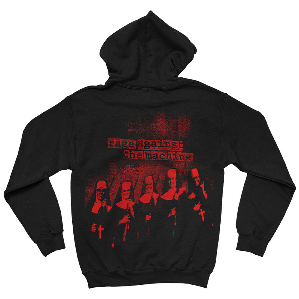RAGE AGAINST THE MACHINE - Nuns / Back Print / Hoodie / Sweatshirt / Men's