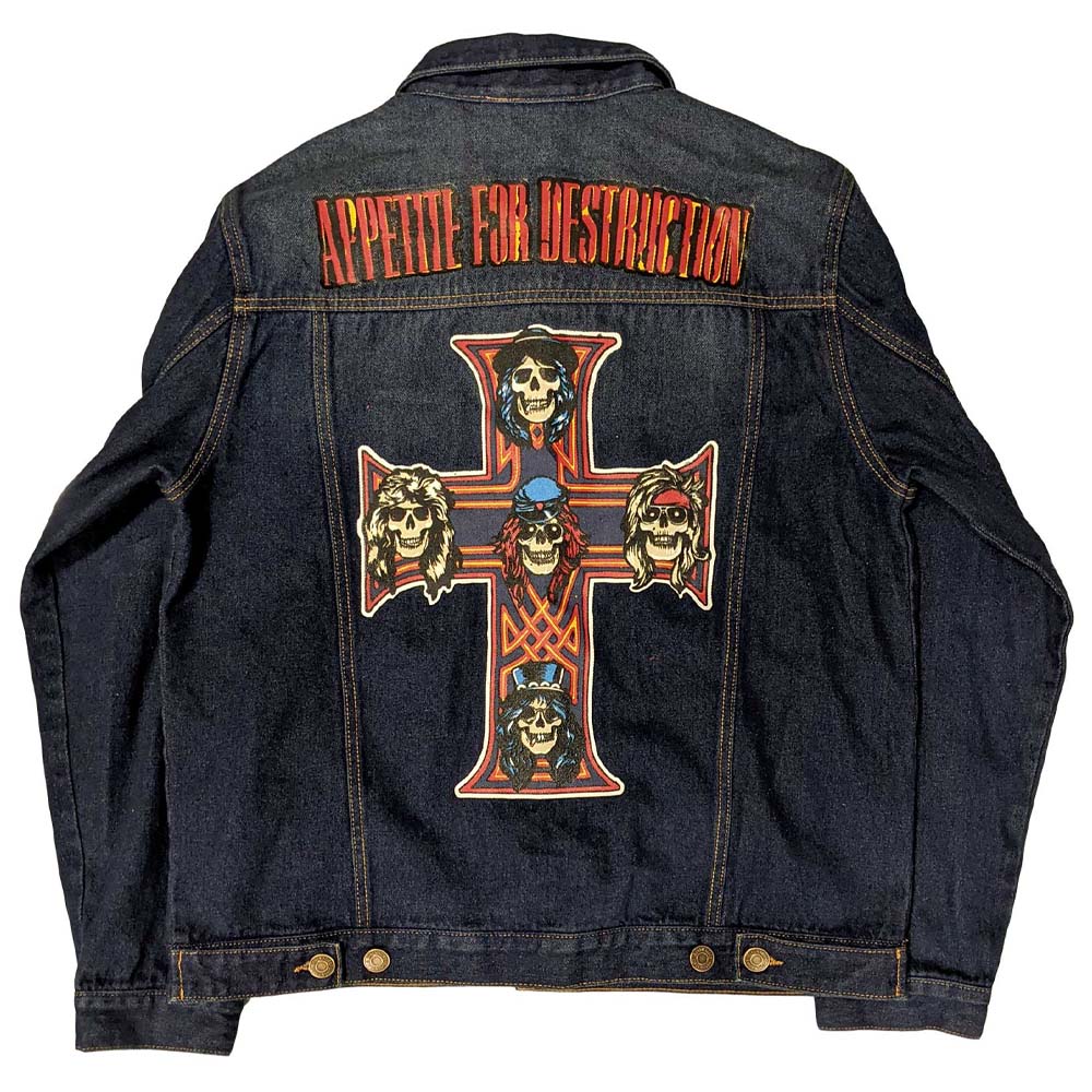 GUNS N ROSES ガンズアンドローゼズ (デビュー 40周年 ) - Appetite For Destruction / バックプリントあり / アームプリントあり / アウター / メンズ