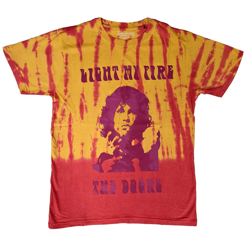 DOORS ドアーズ (結成 60周年 ) - Light My Fire / タイダイ / Tシャツ / メンズ - PGS