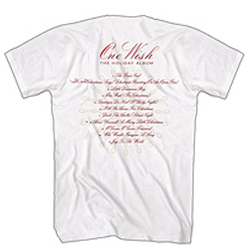 WHITNEY HOUSTON Whitney Houston - One Wish Holiday / Back Print / T-shirt / Men's