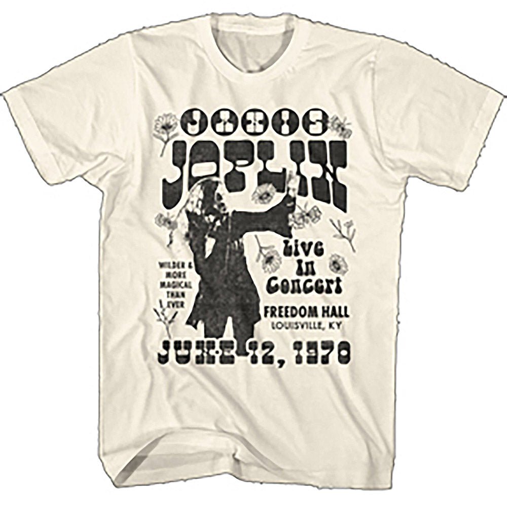 JANIS JOPLIN ジャニスジョプリン (追悼 55年 ) - WILDER AND MORE MAGICAL / Tシャツ / メンズ - PGS