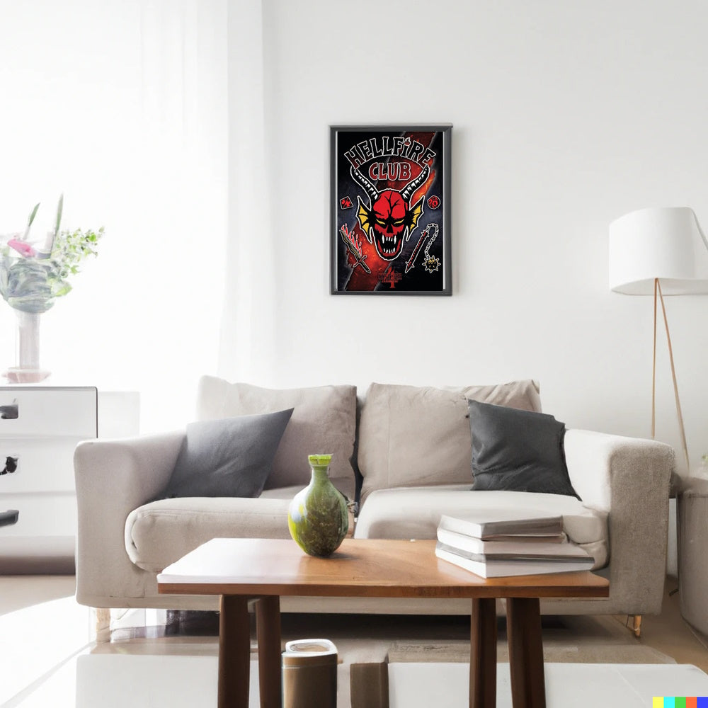 STRANGER THINGS (Season 5 to be released in 2025) - HELLFIRE CLUB / Limited to 2000 copies worldwide / Poster