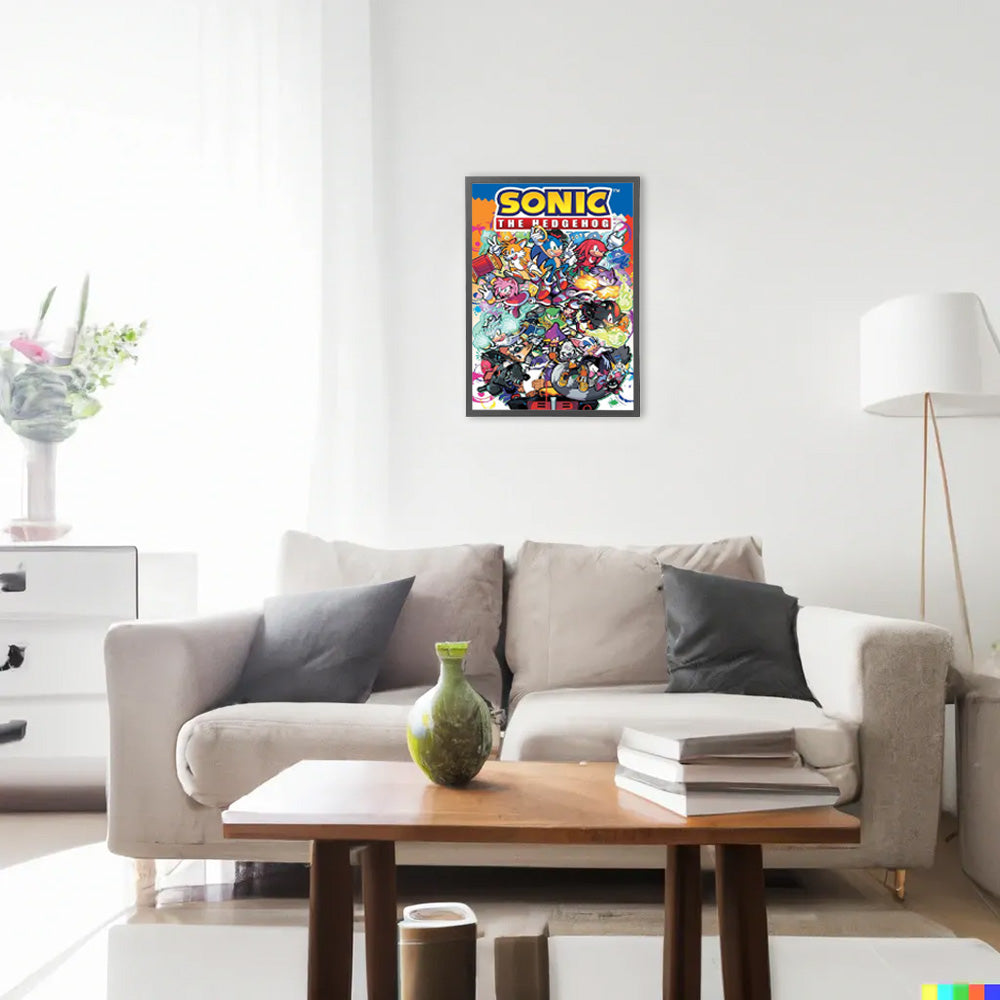 SONIC THE HEDGEHOG ソニックザヘッジホッグ (35周年 ) - Sonic Comic Characters / ポスター