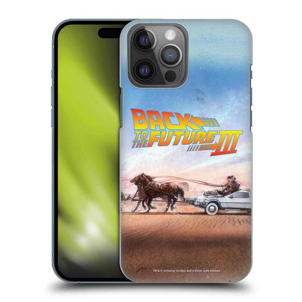BACK TO THE FUTURE バックトゥザフューチャー (劇場公開 40周年 ) - III Key Art / Desert ハード case / Apple iPhoneケース - PGS