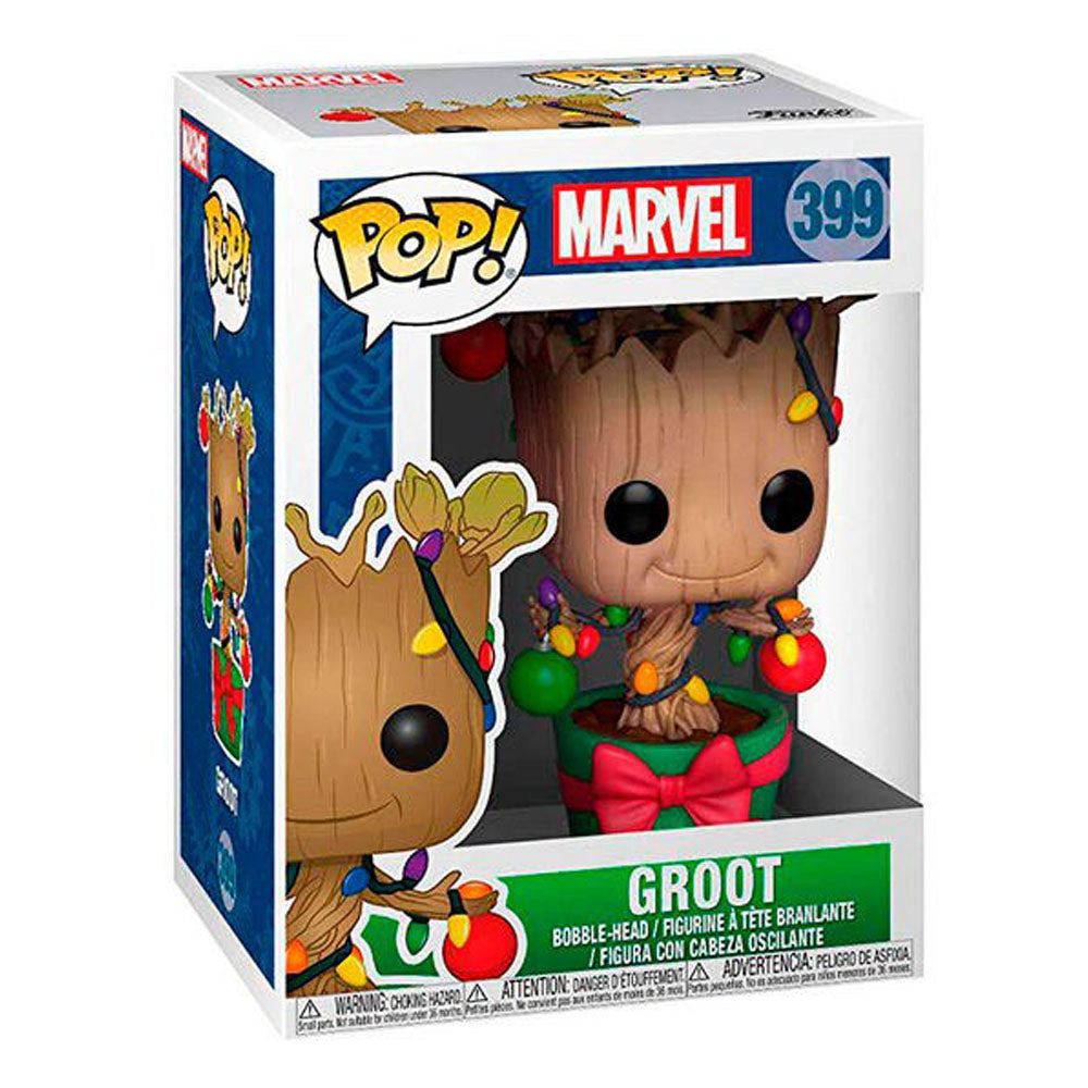 GUARDIANS OF THE GALAXY Guardians of the Galaxy - Holiday Groot with Lights Pop! Vinyl Figure / Figures & Dolls