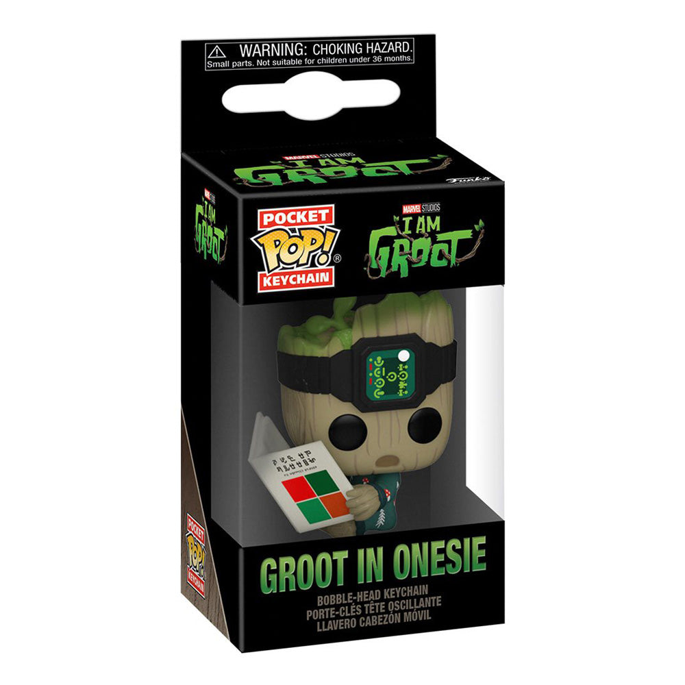 GUARDIANS OF THE GALAXY ガーディアンズ・オブ・ギャラクシー - I Am Groot in Onesie Pocket Pop! Key Chain / キーホルダー