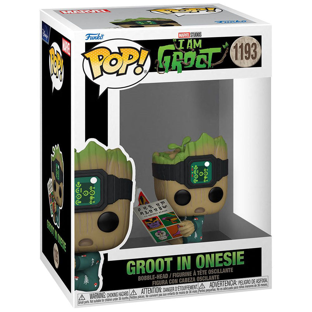 GUARDIANS OF THE GALAXY Guardians of the Galaxy - I Am Groot in Onesie with Book Pop! Vinyl Figure / Figures & Dolls