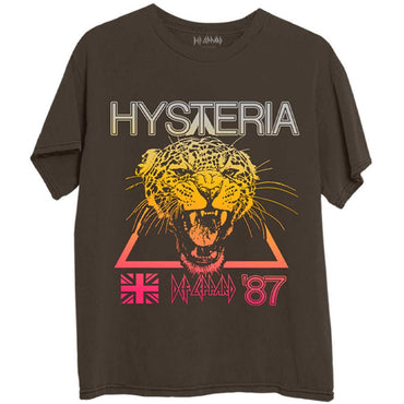 DEF LEPPARD デフレパード (デビュー 45周年 ) - Hysteria World Tour / バックプリントあり / Tシャツ / メンズ - PGS