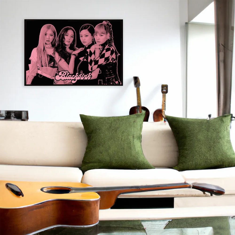 BLACKPINK ブラックピンク - Group Pink / Bravado / ポスター