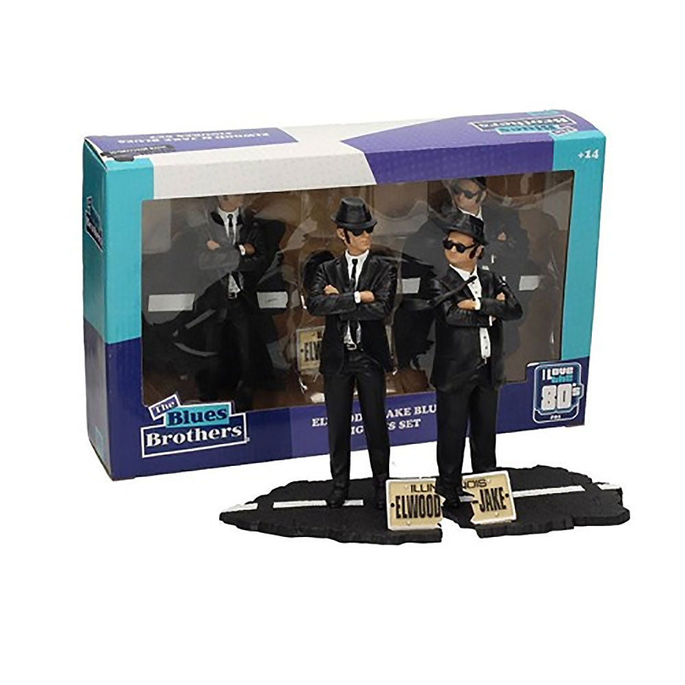 BLUES BROTHERS (45th Anniversary) - Jake and Elwood 7-Inch Movie Icons Statue Set / Figures & Dolls