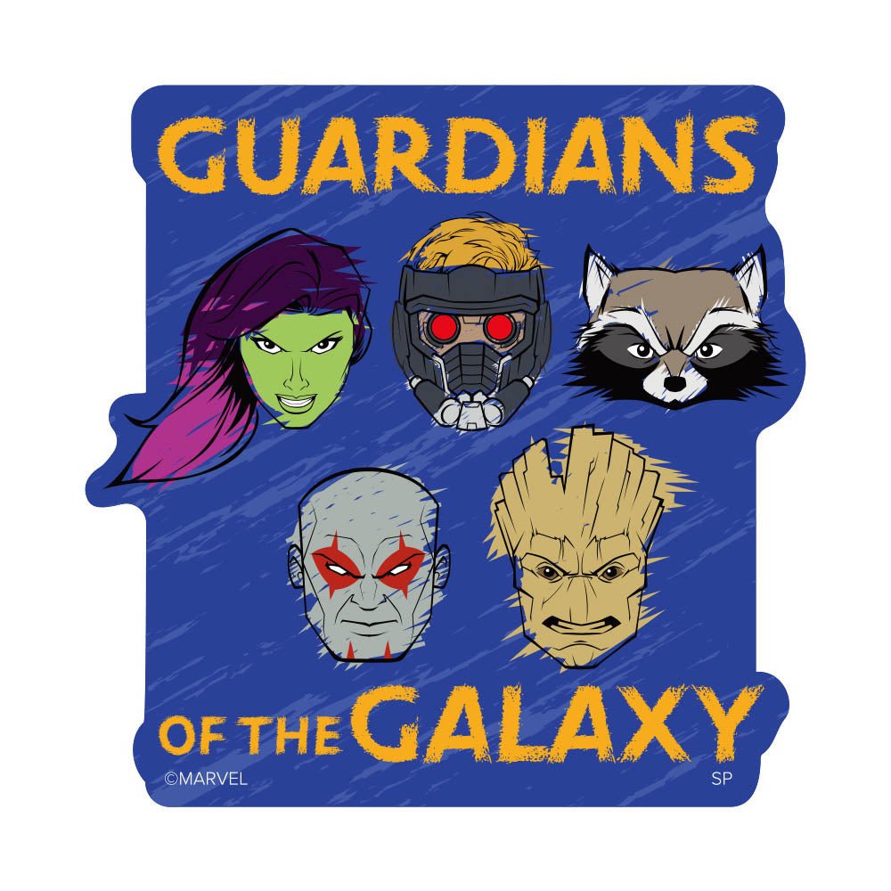 GUARDIANS OF THE GALAXY ガーディアンズ・オブ・ギャラクシー - フェイス / ステッカー - PGS
