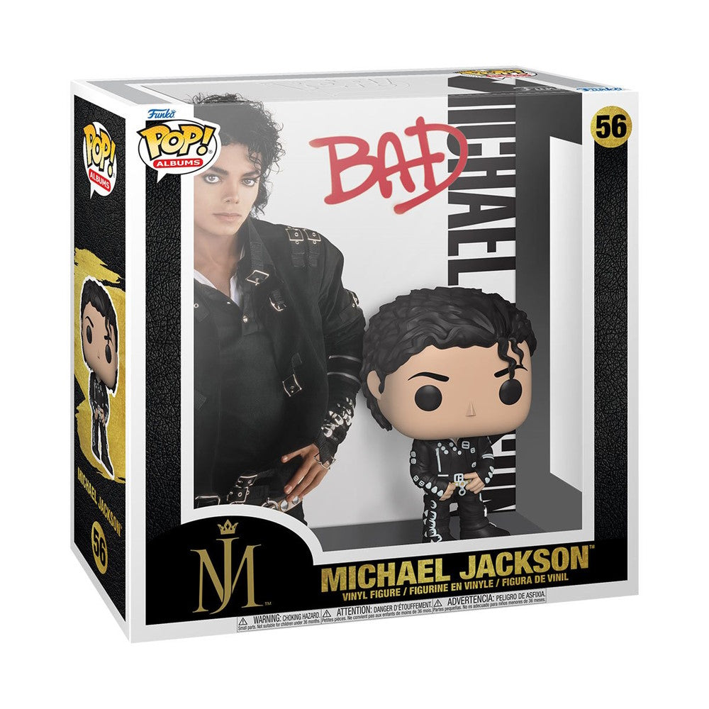 MICHAEL JACKSON Michael Jackson (2026 Movie Release) - Bad Pop! Album Figure #56 with Case / Figure/Doll