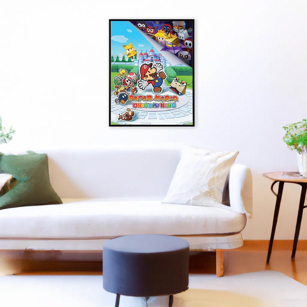 SUPER MARIO スーパーマリオ (40周年 ) - The Origami King / ミニ / ポスター - PGS