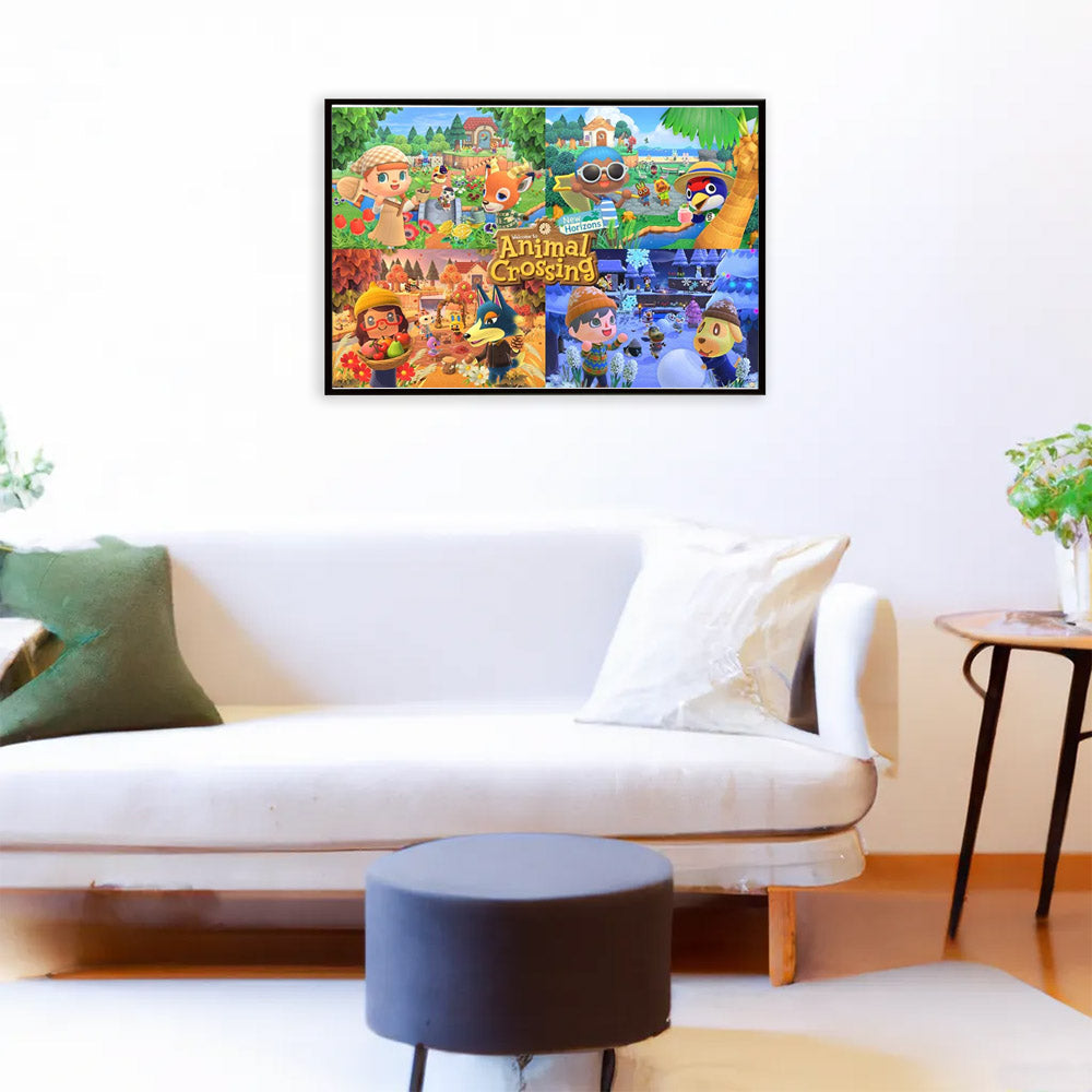 ANIMAL CROSSING どうぶつの森 - New Horizons Four Seasons / ポスター