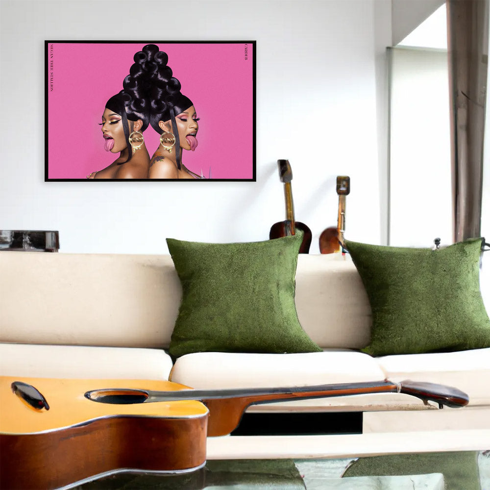 CARDI B - WAP Megan Thee Stallion / Poster