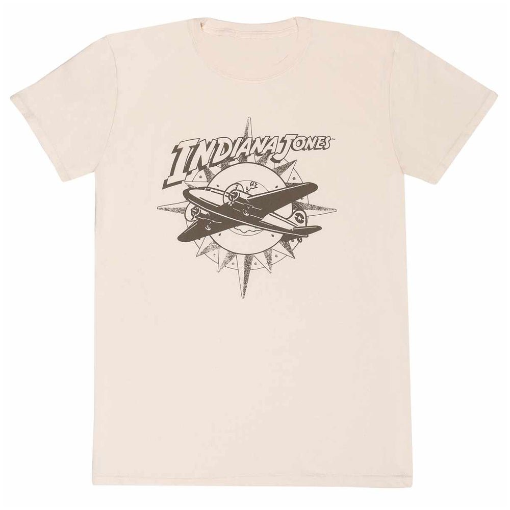 INDIANA JONES インディジョーンズ - PLANE AND COMPASS / Tシャツ / メンズ - PGS