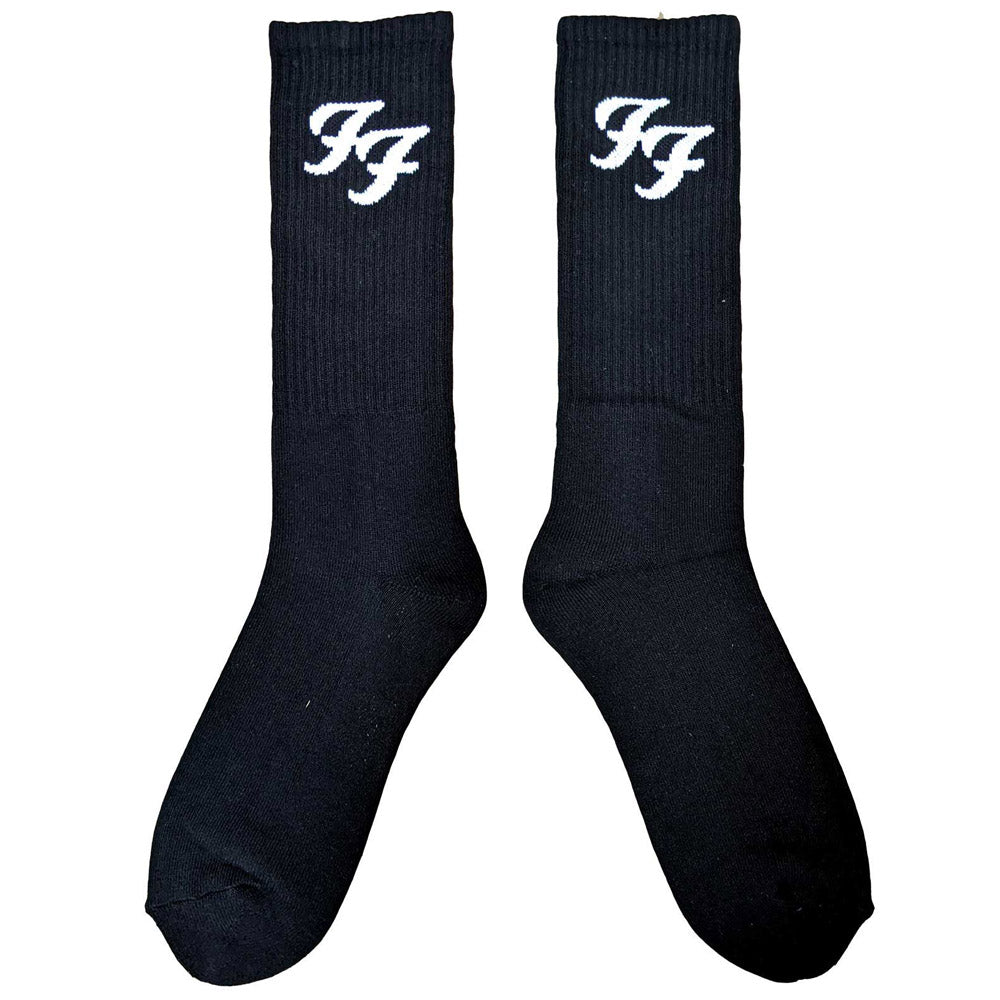 FOO FIGHTERS フーファイターズ (10月 来日 ) - White FF / ソックス / メンズ 【公式 / オフィシャル】