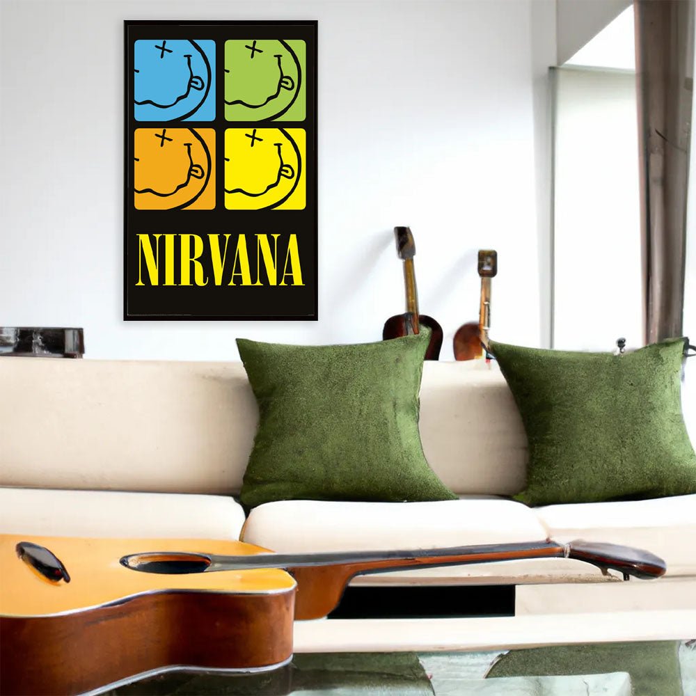 NIRVANA ニルヴァーナ - Smiley Squares / ポスター - PGS