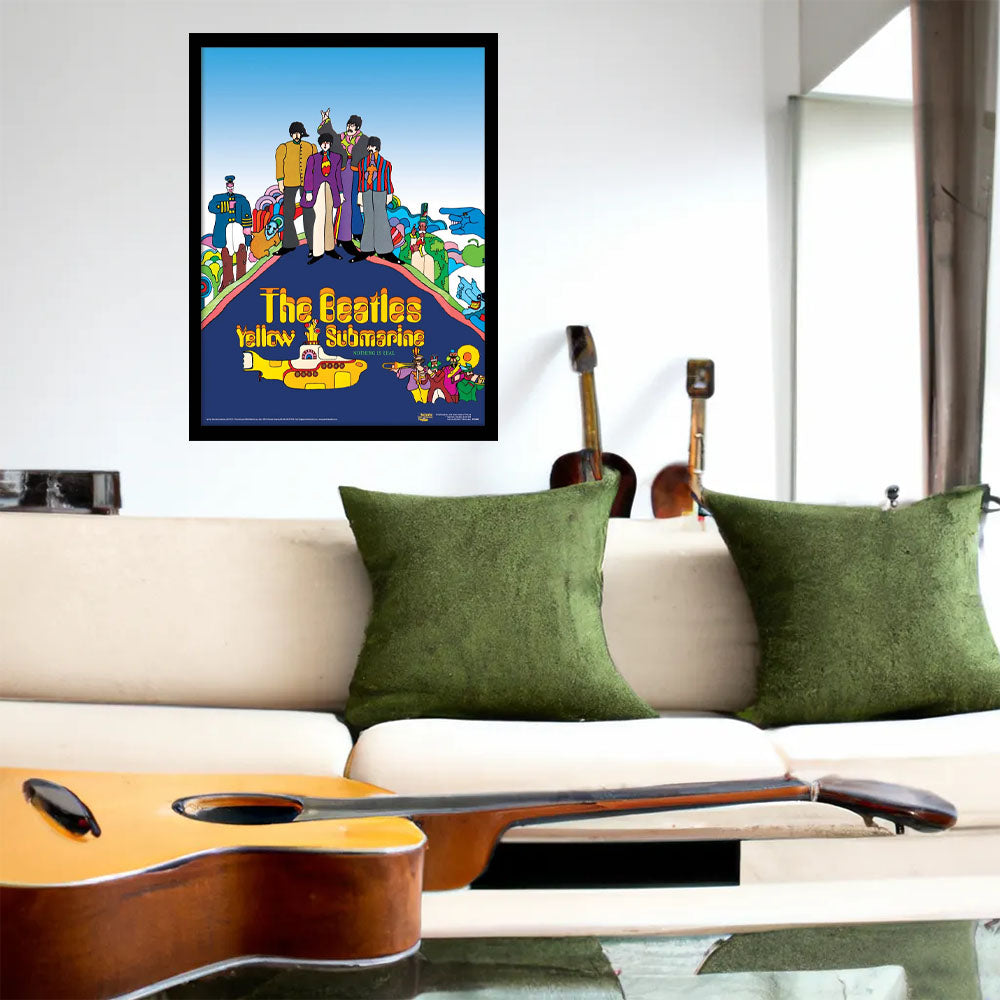 THE BEATLES (65th Anniversary) - Yellow Submarine / Interior Frame