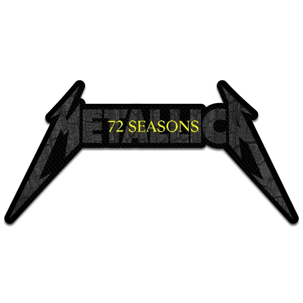 METALLICA メタリカ - 72 SEASONS CHARRED LOGO CUT OUT / ワッペン - PGS